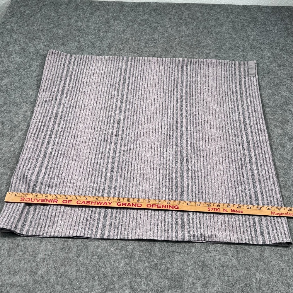 Lululemon Athletica Mini Akido Stripe Heathered Chrome Titanium Vinyasa Scarf‎ - Picture 4 of 6